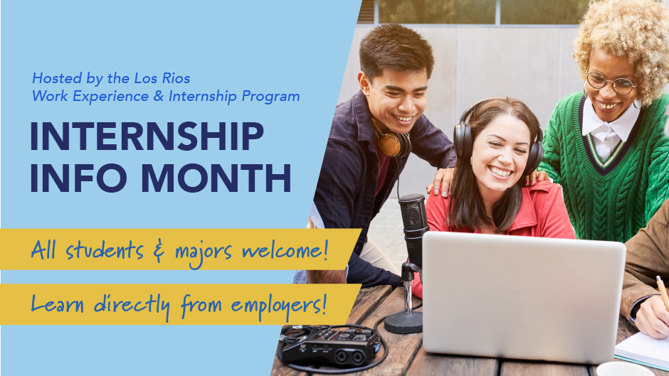 Internship Info Month – all students are invited to attend these virtual workshops